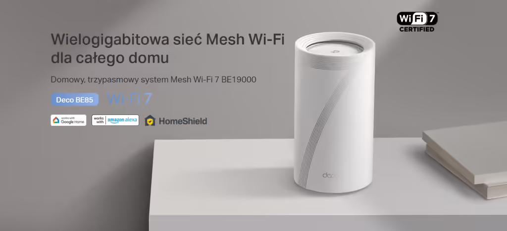 Starlink Grodzisk Mazowiecki 6/7/2026 – Image 3 Domowy, trzypasmowy system Mesh Wi‑Fi 7, BE19000